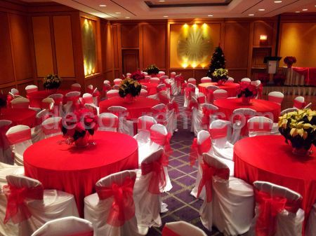 Corporate Event Decor Red White Toronto